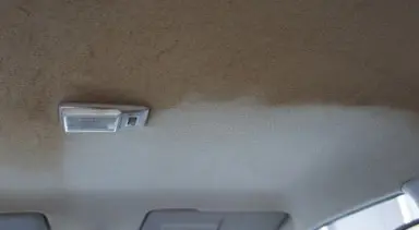 車内の天井、タバコのヤニ除去✨